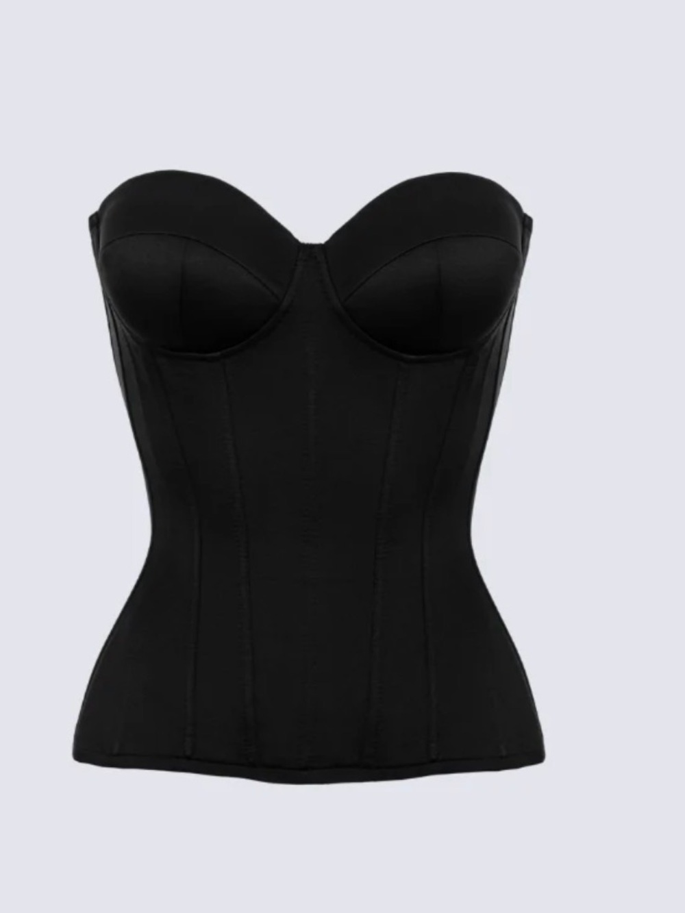 Strapless Corset Top in Black - Perfect Corset NYC. NWT